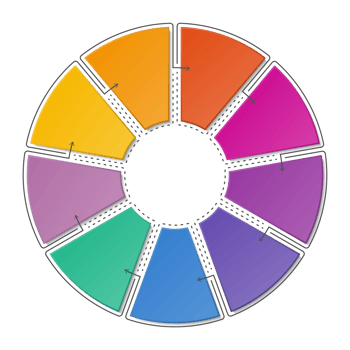 Infographic with 9 steps, process or options. png
