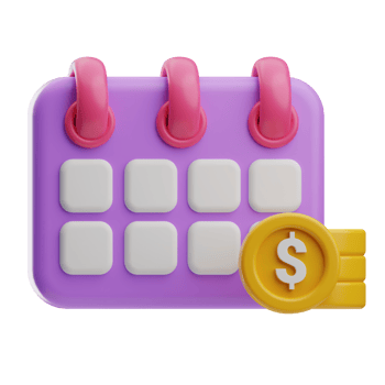 E-Commerce and Shopping Object Payment Day 3D Illustration png