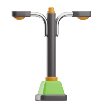 Electrical Tools Object Street Lamp 3D Illustration png