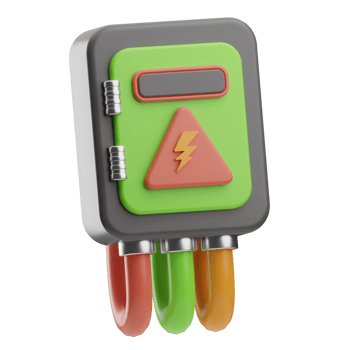 Electrical Tools Object Electrical Panel 3D Illustration png
