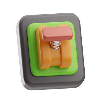 Electrical Tools Object Switch 3D Illustration png