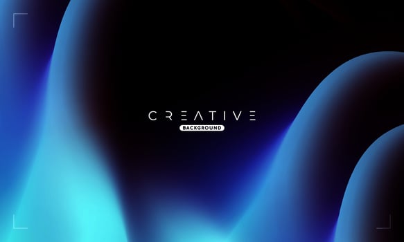 Abstract liquid gradient Background. Black and Blue Fluid Color Gradient. Design Template For ads, Banner, Poster, Cover, Web, Brochure, Wallpaper, and flyer. Vector. vector