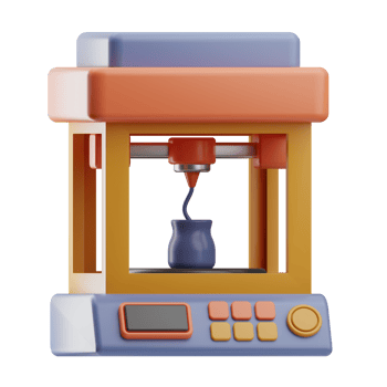 Engineering Object d Printer 3D Illustration png