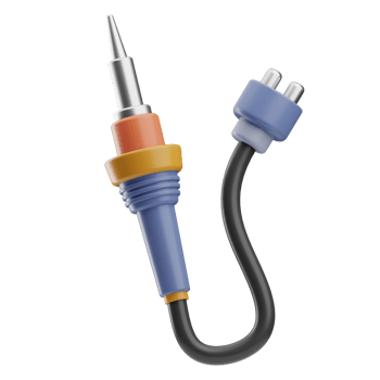 Engineering Object Soldering 3D Illustration png