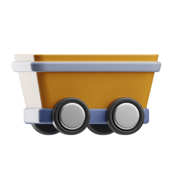 Engineering Object Wagon 3D Illustration png