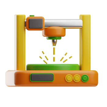 Printing Object Laser 3D Illustration png