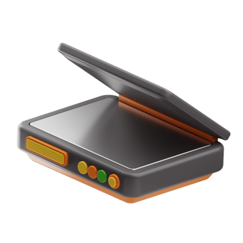 Printing Object Scanner 3D Illustration png