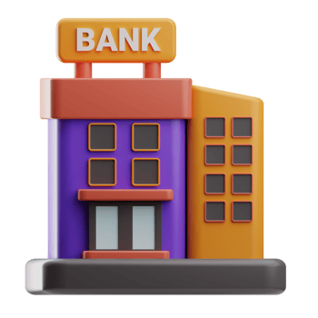 Safe Payment Object Bank 3D Illustration png