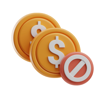 Safe Payment Object Forbidden 3D Illustration png