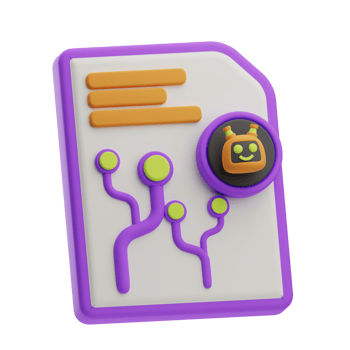 Virtual Assistant Object Virtual File 3D Illustration png