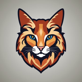 vector cat logo