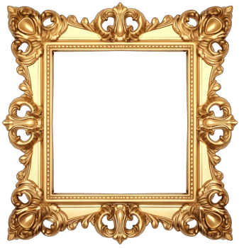 AI generated Vintage photo frame png