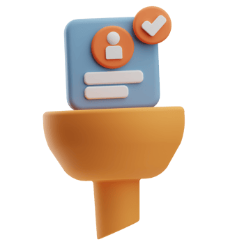 Curriculum Vitae Object Profile Filtering 3D Illustration png