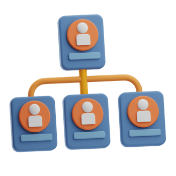 Curriculum Vitae Object Hierarchy 3D Illustration png