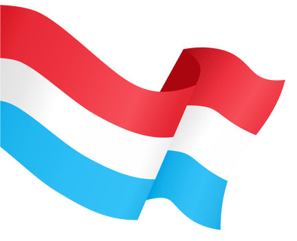 Luxembourg flag wave png
