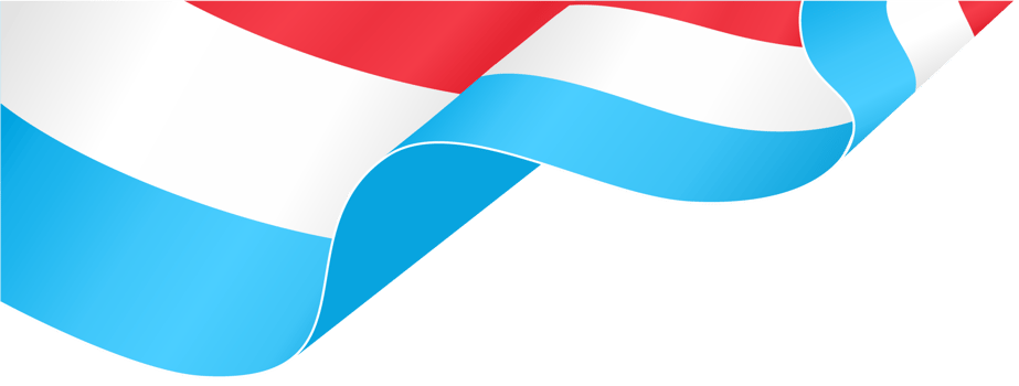 Luxembourg flag wave png