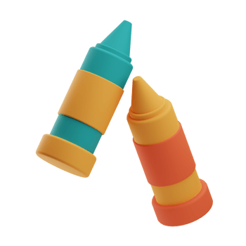 Daycare Object Draw 3D Illustration png