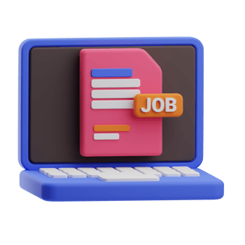 Human Resources Object Job Offer 3D Illustration png