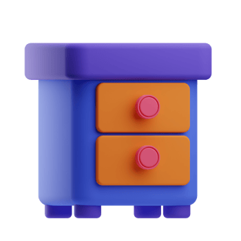 Human Resources Object Cabinet 3D Illustration png