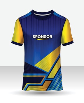 t-shirt sport design template, Soccer jersey mockup for football club. uniform front and back view. vector