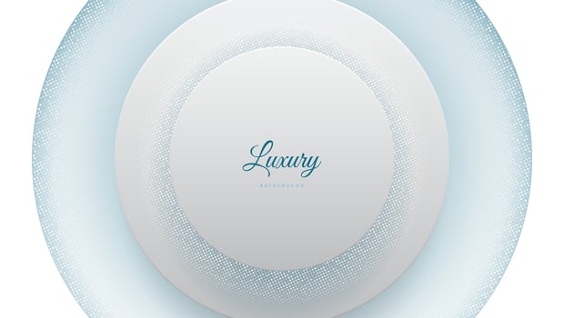 abstract white circular background with glitter or glitch vector