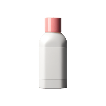 AI generated Cosmetic bottle png isolated on transparent background