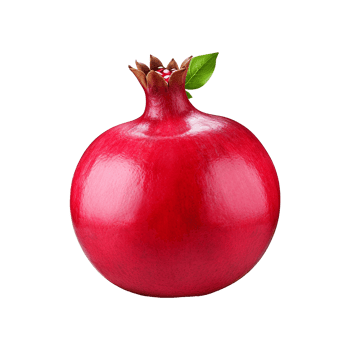 AI generated Pomegranate fruit isolated on transparent background png