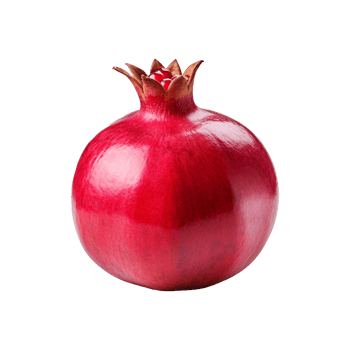 AI generated Pomegranate fruit isolated on transparent background png