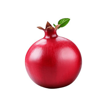 AI generated Pomegranate fruit isolated on transparent background png