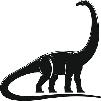 Diplodocus Dinosaur illustration Free vector