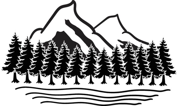 Mountain Logo template design vector illustration