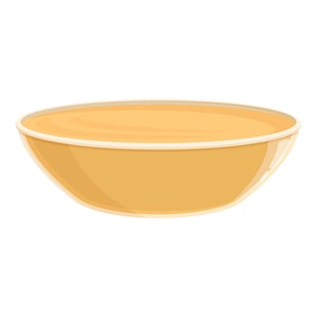 Bowl food tahini icon cartoon vector. Cream paste vector