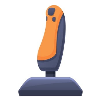 Person control pad icon cartoon vector. Gamer device vector