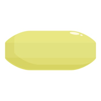 Green soap icon cartoon vector. Device foam vector