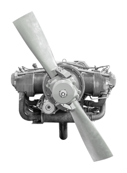 Propeller airplane engine png