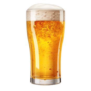 AI generated Beer isolated on transparent background png