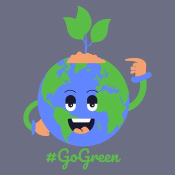 Ecology and Sustainability Vector Icon for Better Environmental Earth