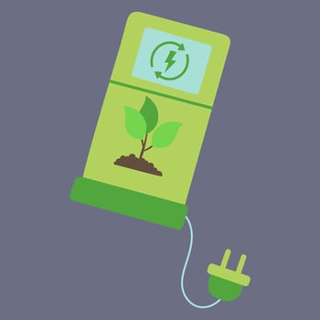 Ecology and Sustainability Vector Icon for Better Environmental Earth