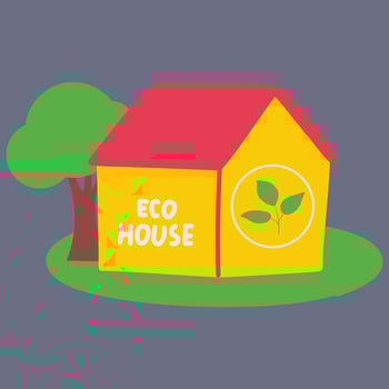 Ecology and Sustainability Vector Icon for Better Environmental Earth