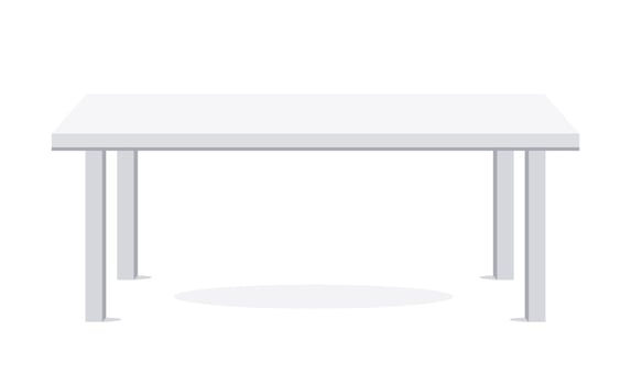 Modern minimalist table, perfect for interior design themes, furniture catalogs, and home decor visuals vector