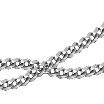Metallic Chain Vector Illustration Design