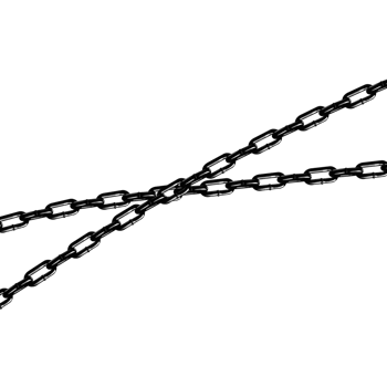 Metallic Chain Illustration Design png
