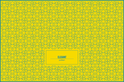 elegant M shape pattern with bright yellow background vector