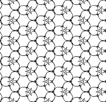 Black seamless abstract pattern. Overlay for background and backdrop. Ornamental design. PNG graphic illustration with transparent background.