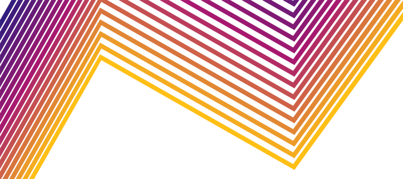 purple yellow gradient geometric outline stripes design transparent png