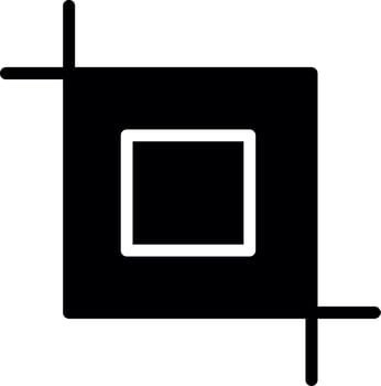 Crop Creative Icon Design vector