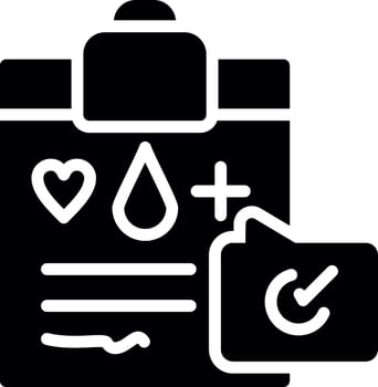 Medical Record Creative Icon Design vector