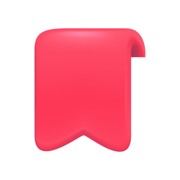 3D product tags. Red ribbon labels on the edges for special discount offers. 3D illustration. png