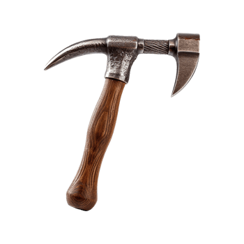 AI generated Claw Hammer isolated on transparent background png
