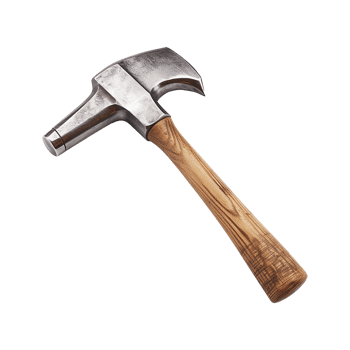 AI generated Claw Hammer isolated on transparent background png